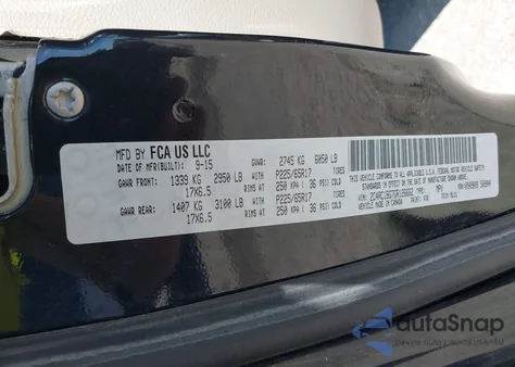 2016 Chrysler Town & Country Touring from USA, damaged, VIN 2C4RC1BG7GR126662